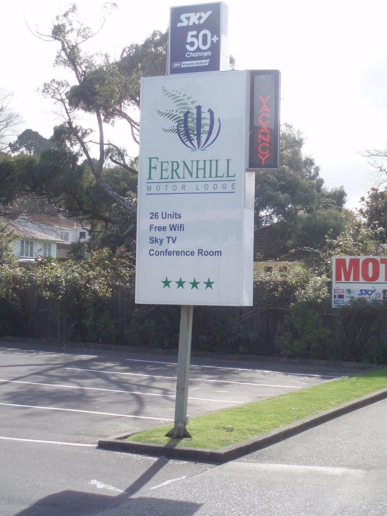 Fernhill Motor Lodge Lower Hutt Eksteriør billede